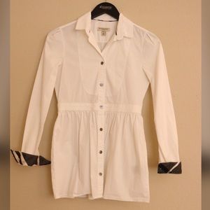 Burberry Collared White Shirt